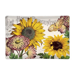 MDW Sunflower glass soap dish